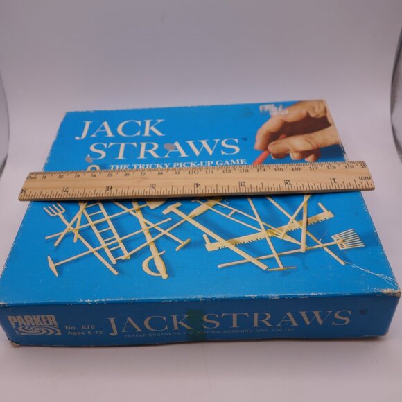 Vintage Parker Brothers Jack Straws The Tricky Pick Up Game No. A78 Ages 6-12 - Picture 8 of 16